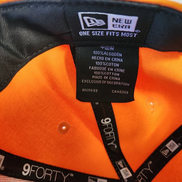 New Era McLaren F1 Hat Snapback Adjustable 9Forty Formula 1 Team Cap Orange New - Picture 7 of 8